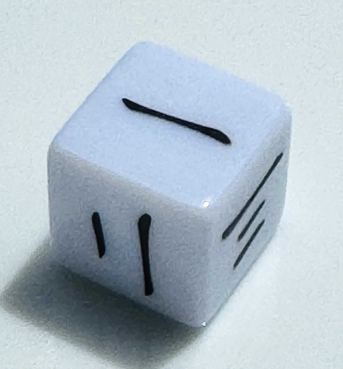 漢数字ダイス白 D6 SD | リーチングムーン